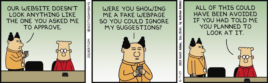 Dilbert Cartoon